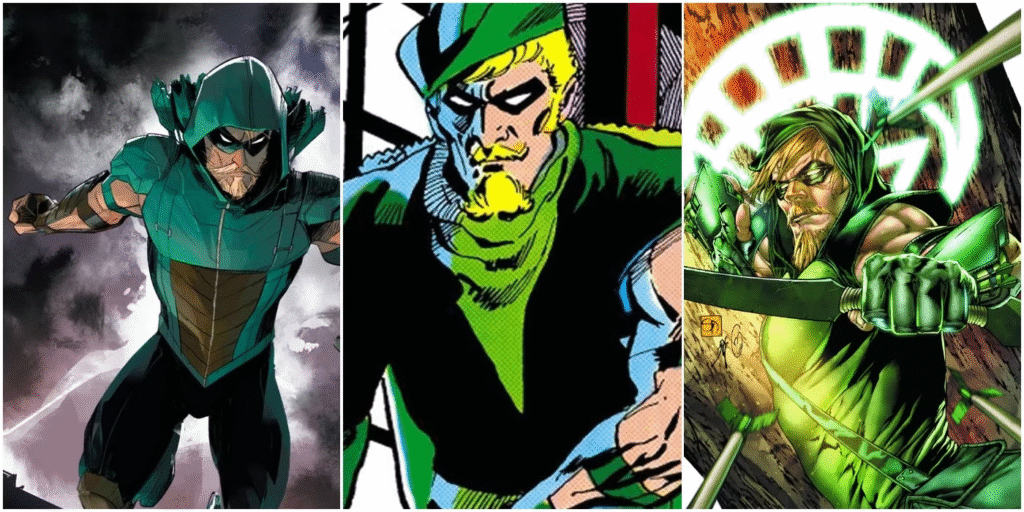 Green Arrow costume evolution