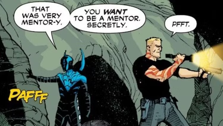 Peacemaker blue beetle