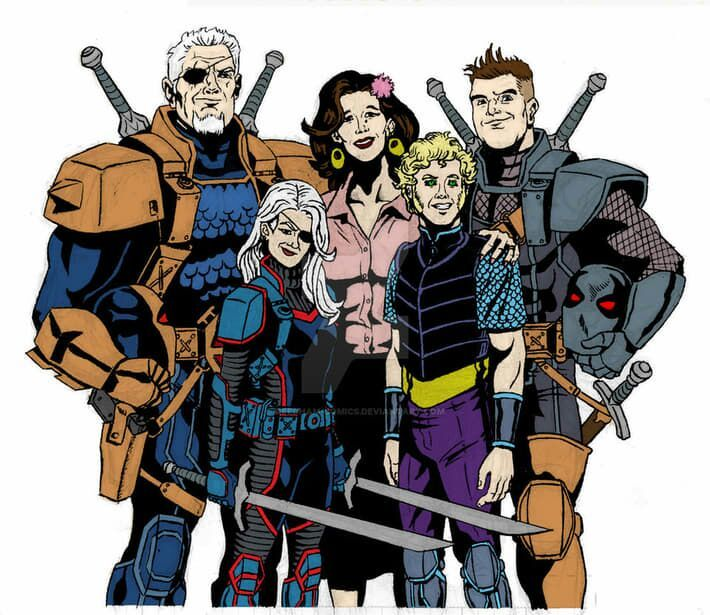 Deathstroke Wilson family Jericho Ravager