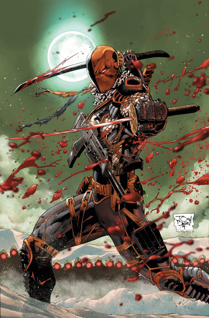 Deathstroke fighting powers weapons combat