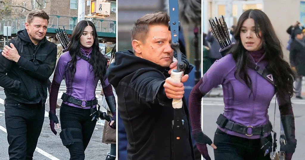 Hailee Steinfeld Jeremy Renner Hawkeye