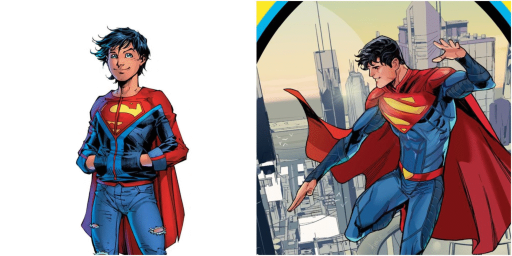 Jon Kent age up before after comparison