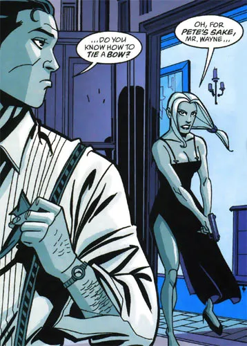 Bruce Wayne Sasha Bordeaux bodyguard