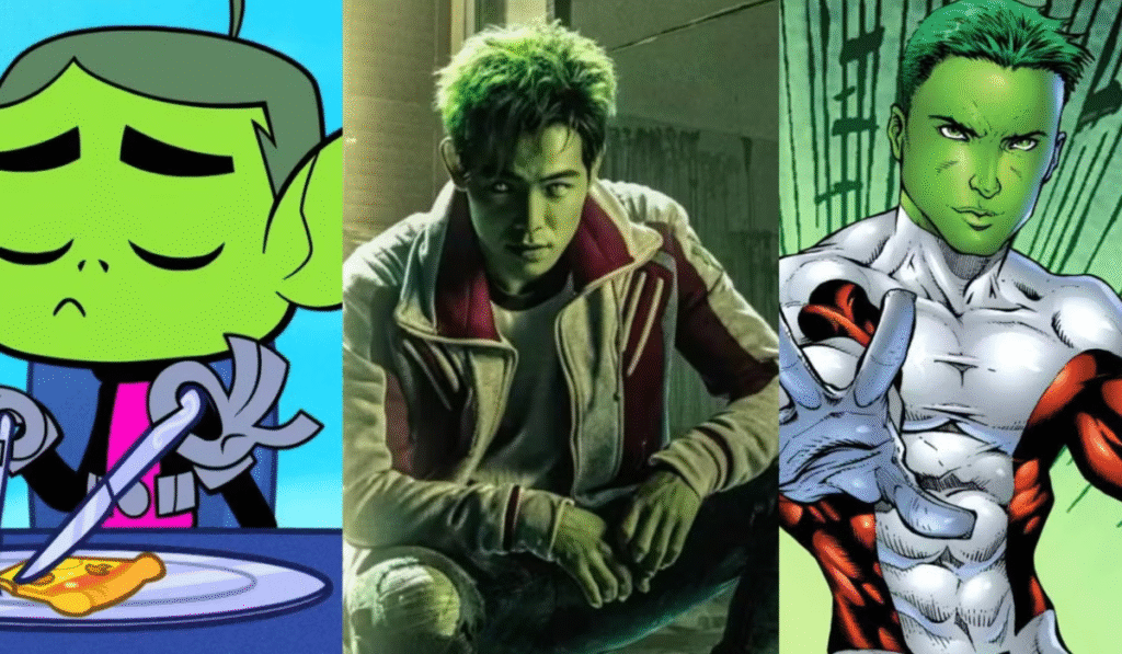 Beast Boy different versions 