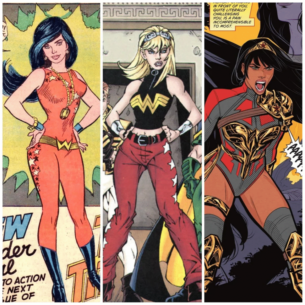 Donna Troy costume evolution