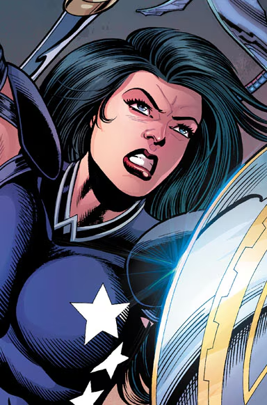 Donna Troy contemplative powerful moment