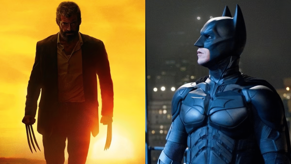مشهد مقارن بين Batman في The Dark Knight وأفلام Marvel اللاحقة التي تأثرت به 