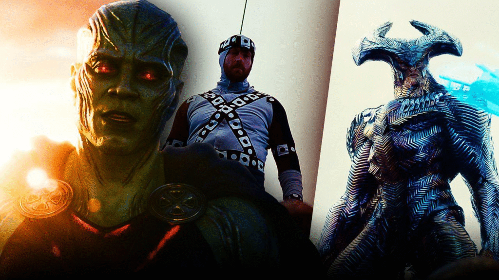 صورة توضح استخدام Zack Snyder لمؤثرات التصوير البصري بألوان داكنة