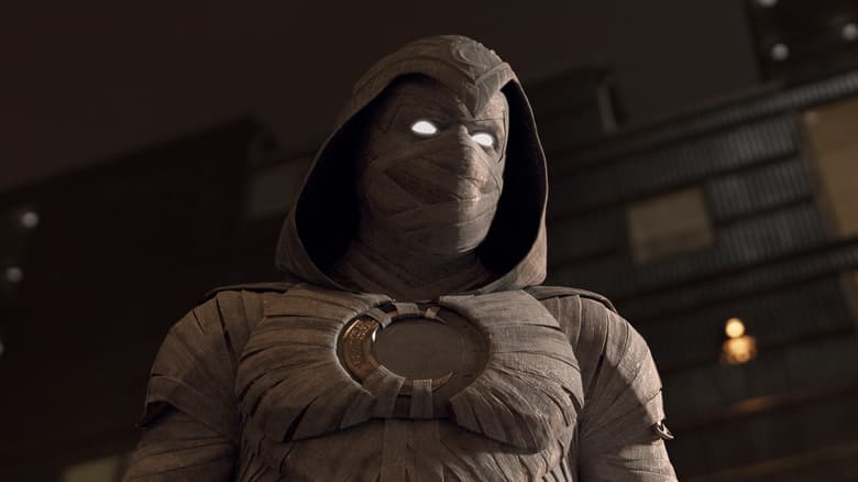 oon Knight Oscar Isaac white suit Egyptian temple