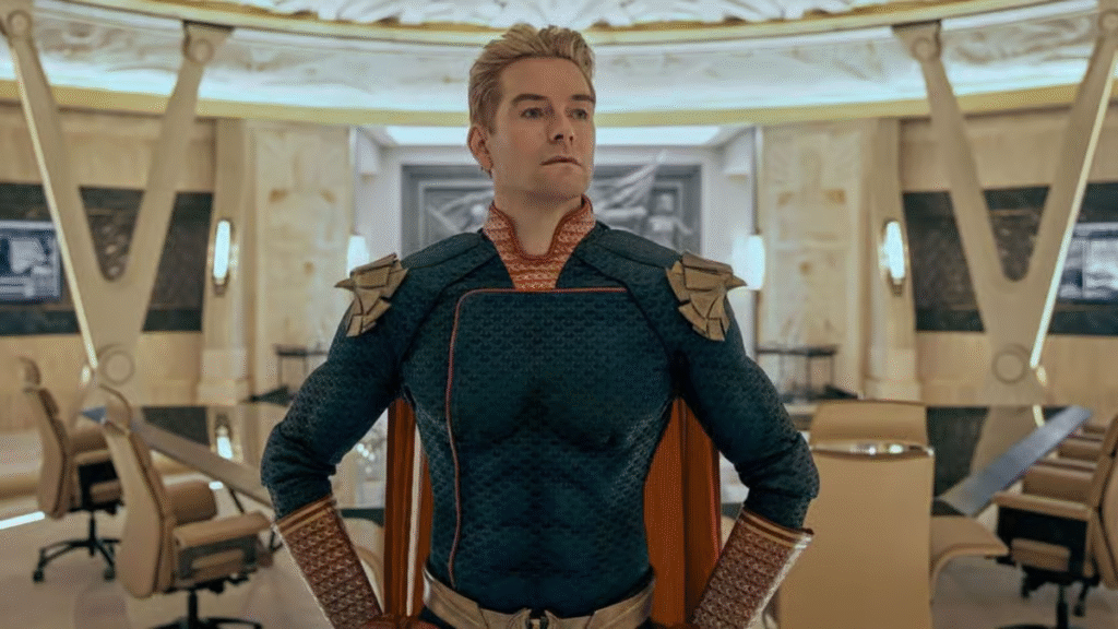 Homelander The Boys character development dramatic scene