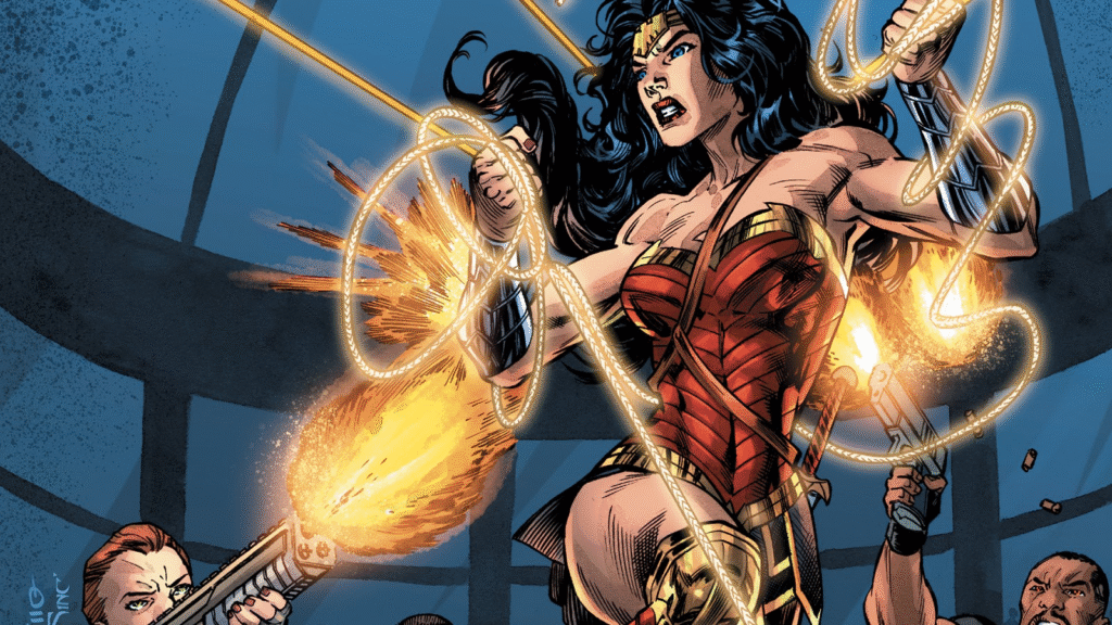 Wonder Woman golden armor Themyscira Amazons