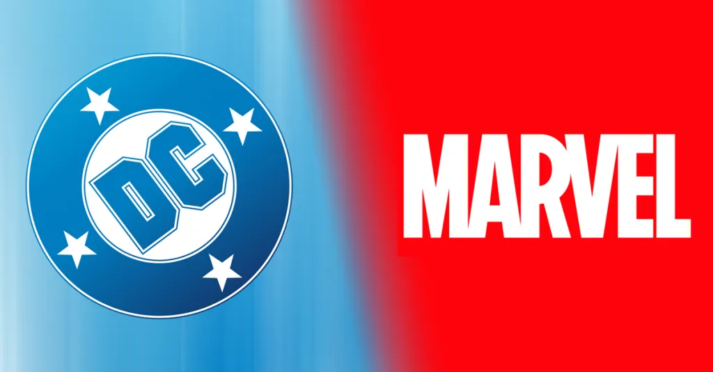 Marvel DC animation logos