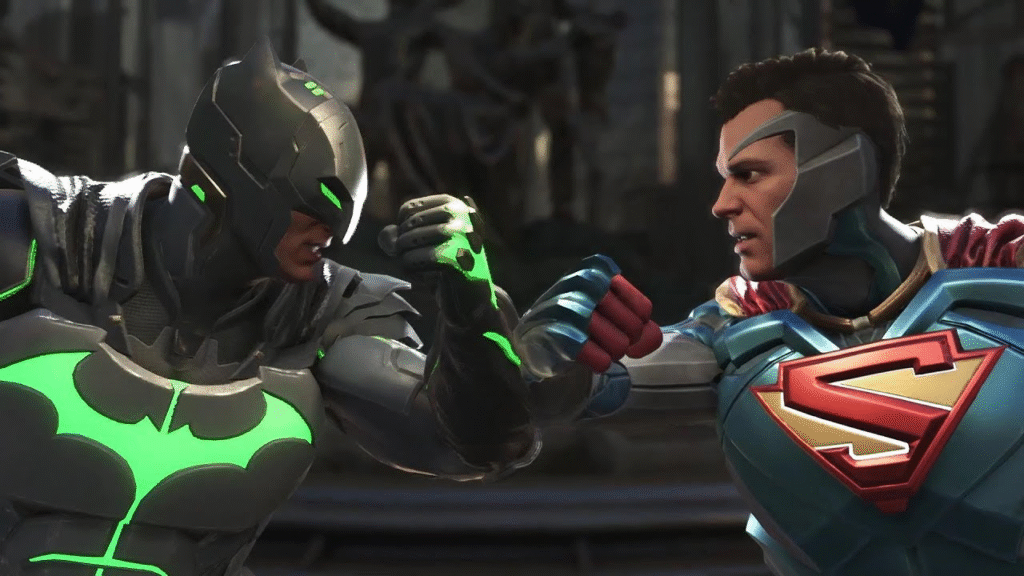 Injustice 2 Batman vs Superman fight