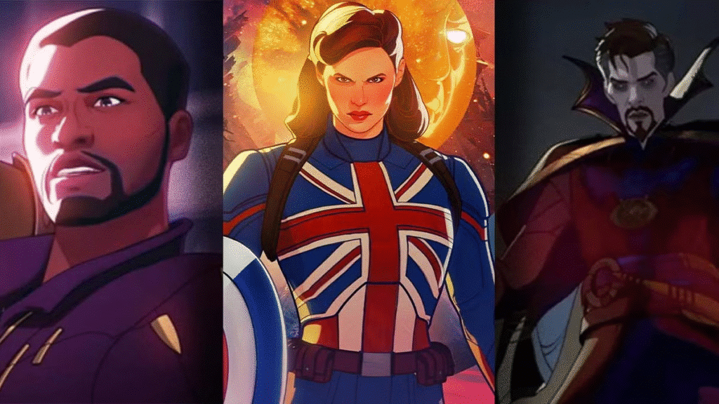 What If Marvel characters Captain Carter Doctor Strange Supreme T'Challa Star-Lord