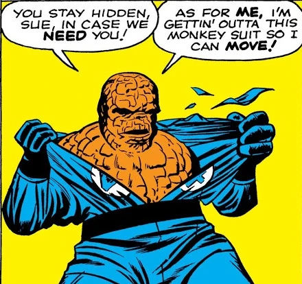 Ben Grimm Thing Marvel classic blue