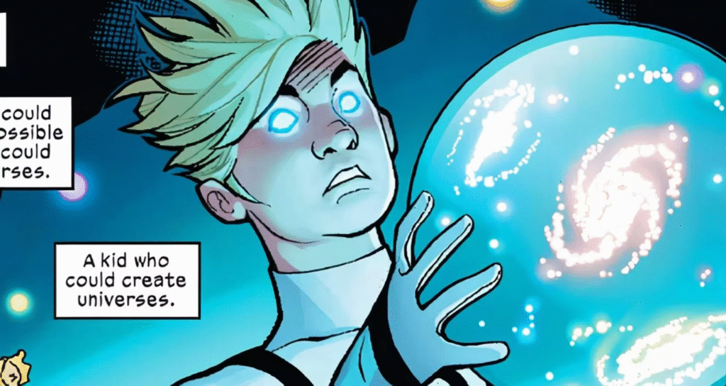 Franklin Richards creating pocket universe 