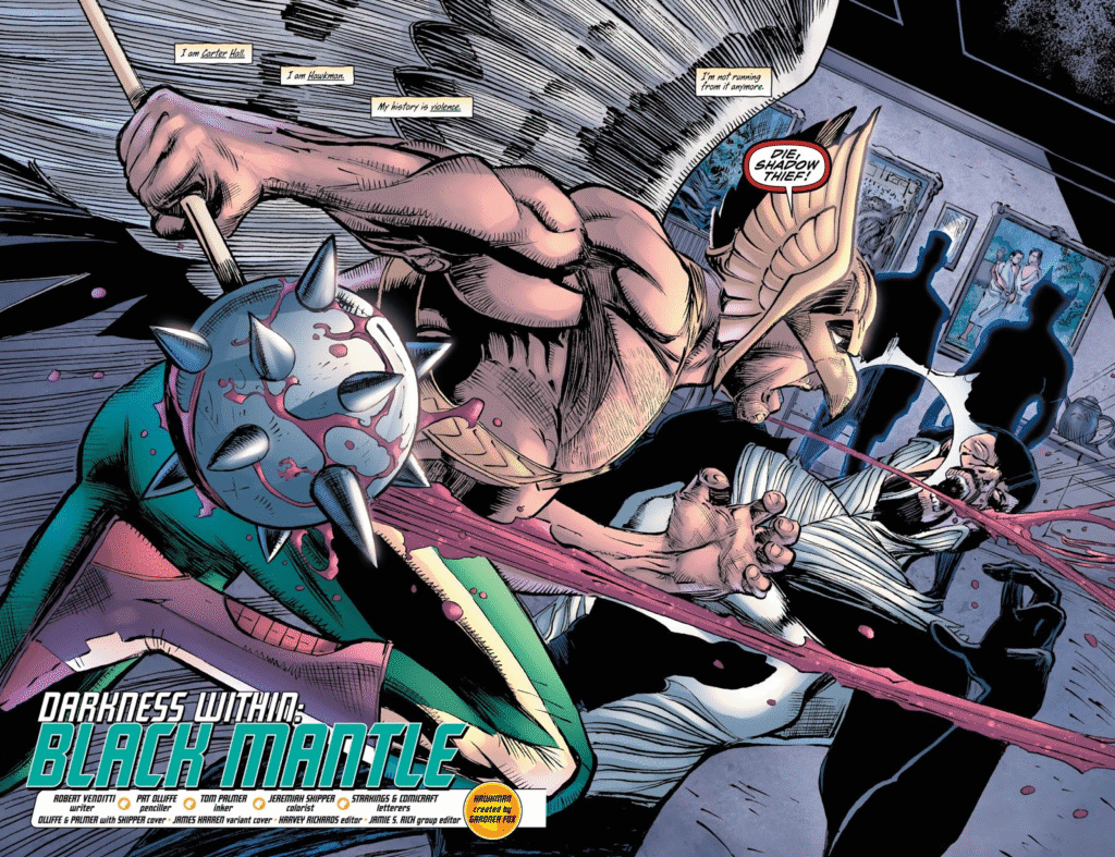 Hawkman fighting Hath-Set
