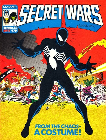 غلاف قصه secret wars الاصليه