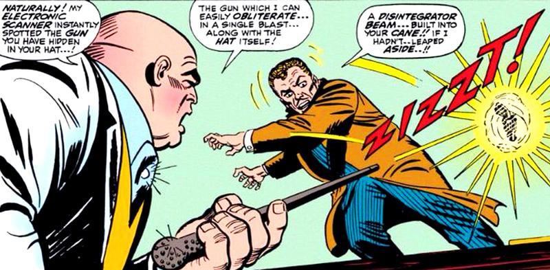 Kingpin Obliterator Cane weapon laser