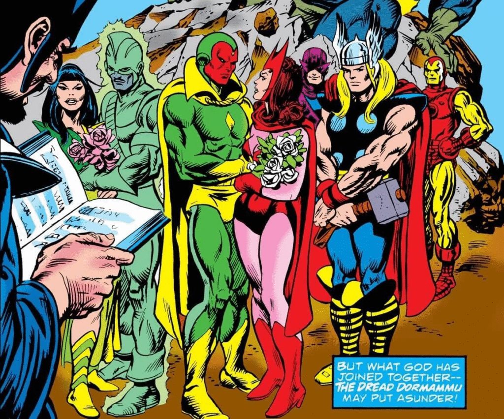 Scarlet Witch Vision wedding