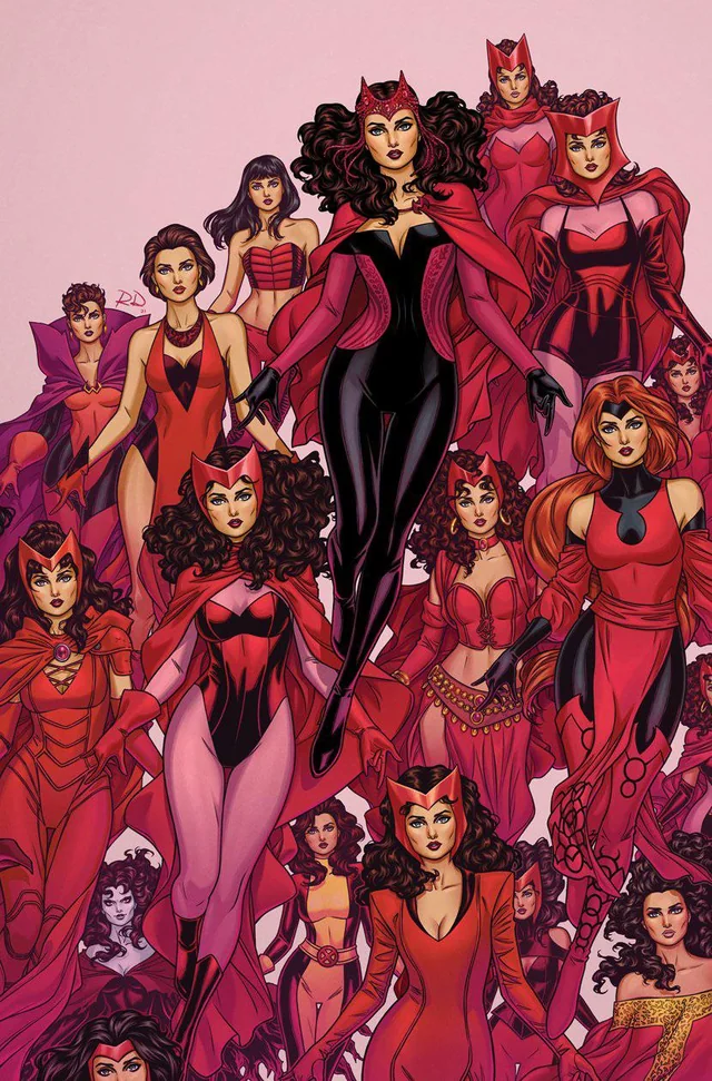 Scarlet Witch costume evolution