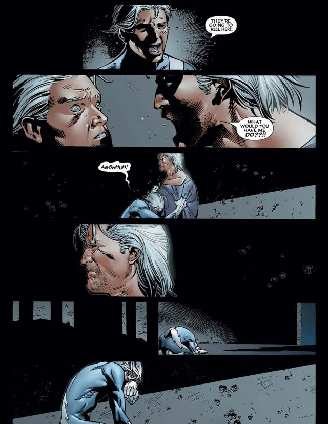 Quicksilver vs Magneto father son battle 